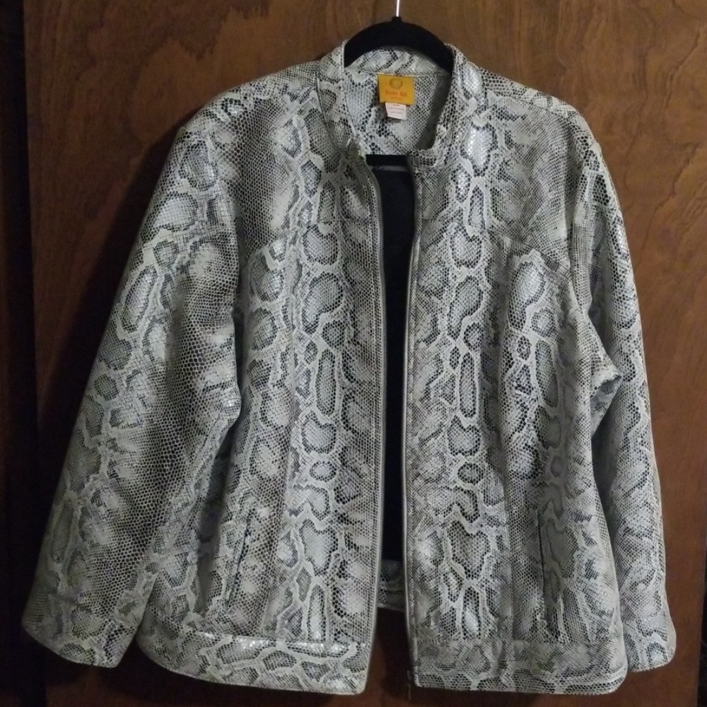 Ruby Rd. Snake Print Jacket - image 2